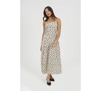 Brave Soul Women's Strappy A-Line Maxi Dress in Cream | Size: Medium Brave Soul Cream M