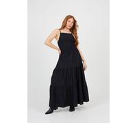 Brave Soul Women's Tiered Maxi Dress in Black | Size: Small Brave Soul Black S