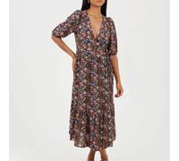 Brave Soul Womens V Neck Dress A-line