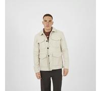 Brave Soul Wool-Look Four Pocket Shacket - Stone - Stone - L