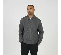 Brave Soul Wool-Look Harrington Jacket - Grey - Grey - L