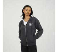 Brave Soul Zip Through Hoodie - Charcoal - Charcoal - XS