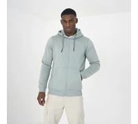 Brave Soul Zip Through Hoodie - Light Green - Light Green - S