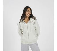 Brave Soul Zip Through Polar Fleece Hoodie - Grey - Grey - XS