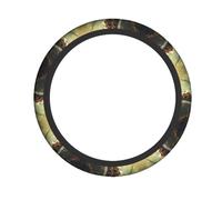 Brave Squirrel Printed Steering Wheel Protective Cover Elastic Steering Wheel Decorative Cover Suitable For SUV Truck