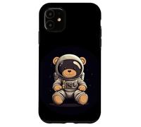 Brave Teddy Astronaut on a Cosmic Adventure Case for iPhone 11