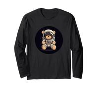 Brave Teddy Astronaut on a Cosmic Adventure Long Sleeve T-Shirt