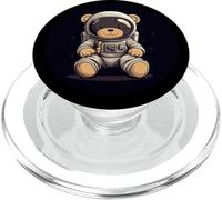 Brave Teddy Astronaut on a Cosmic Adventure PopSockets PopGrip for MagSafe