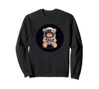 Brave Teddy Astronaut on a Cosmic Adventure Sweatshirt