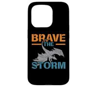 Brave The Storm Flying Beast Myth Dragon Whisperer Case for iPhone 15 Pro