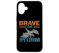 Brave The Storm Flying Beast Myth Dragon Whisperer Case for iPhone 16 Plus