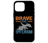 Brave The Storm Flying Beast Myth Dragon Whisperer Case for iPhone 16 Pro Max