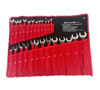 Brave Tools 25 Piece Combination Spanner Set 6-32mm Metric Mechanics Durable Garage Tools
