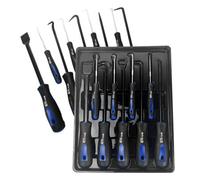 Brave Tools 9Pc Scraper Hook And Pick Tool Set O Ring Seal Gasket Removal, Mini Hook & Picks