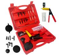 Brave Tools Hand Vacuum Pump Held Brake Bleeder Tester Set Bleed Car Motorbike Bleeding Kit