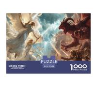 Brave WarriorHerculean Jigsaw Puzzles for Adults A 1000-Piece (Advanced) Epic of Impossible, Hard, And Difficult Challenging Puzzle Games - The Supreme Gift for Puzzle-Loving Adults And Kids Age 12 Y
