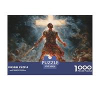 Brave WarriorIntricate 1000-Piece Jigsaw Puzzles for Adults Presenting A World of Challenging Puzzle Games - These Stand As The Premier Gift Jigsaw Puzzles for Adults And Kids Age 12 Years Up 38x26cm