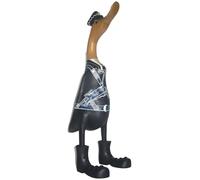 Brave Wings Hand Carved Wooden Bamboo Duck ~ Metropolitan Police Officer Policeman 47cm High ~ Ornament Sculpture Figurine Statue Unique Table Decoration Home Decor ~ 5275