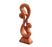 Brave Wings Hand Carved Wooden Curve Art ~ Papa Mama Romantic Partner ~ OOAK Ornament Sculpture Figurine Statue Unique Table Decoration Home Decor Gift for Christmas and Birthdays ~ 4631
