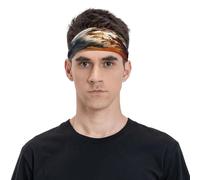 Brave Wolf in Flames Unisex Sports Sweatband Headband, Breathable and Moisture, Suitable Running Cycling Yoga Waiting for Sports.