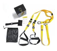 BRAVECOW Suspension Trainer Straps, Portable Lightweight Workout Bands Full Body Home Gym System for Indoor Outdoor Strength Training Fitness Home, Travel