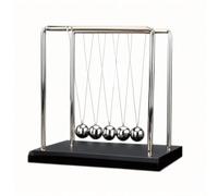 BRAVECOW Swing Balance Balls Newtons Cradle Metal Crafts Kids Teen Toy Science Physics Educational Desktop Decoration Kinetic Motion Home Office Ornaments Desk Gadgets Gift