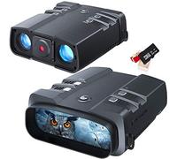 Braveking1 Digital Night Vision Binoculars 1080p Full HD 1640 ft/500 M Viewing Range Superior 5W Infrared High Sensitivity CMOS Sensor Night Goggles for Hunting Camping Surveillance with 64GB Card