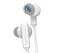 Braven Flye Sport Wireless Bluetooth Earbud Headphones | Waterproof IPX7 | 12-Hour Playtime | Low-profile Comfort Fit - White