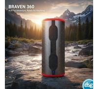 Braven Speaker 360 Wireless Bluetooth - Stryde - Waterproof IPX7 12Hr Battery