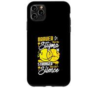 Braver Than The Stigma Mental Health Awareness Quote Case for iPhone 11 Pro Max