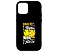 Braver Than The Stigma Mental Health Awareness Quote Case for iPhone 12/12 Pro