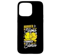 Braver Than The Stigma Mental Health Awareness Quote Case for iPhone 15 Pro Max