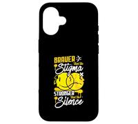 Braver Than The Stigma Mental Health Awareness Quote Case for iPhone 16