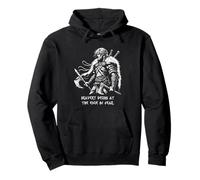 Bravery begins at the edge of fear Battle Masculinity Viking Pullover Hoodie