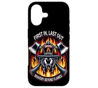 Bravery Beyond Flames Firefighter Honor Heroic Fire Service Case for iPhone 17