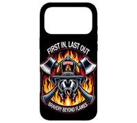 Bravery Beyond Flames Firefighter Honor Heroic Fire Service Case for iPhone 17 Pro Max