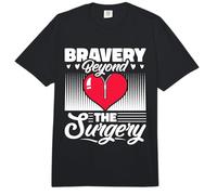 Bravery Beyond The Surgery - Open Heart Surgery Comfort Colors Adult Heavyweight T-Shirt