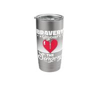 Bravery Beyond The Surgery - Open Heart Surgery Stainless Steel Insulated Tumbler