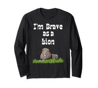 Bravery Brave As A Lion Gift Long Sleeve T-Shirt
