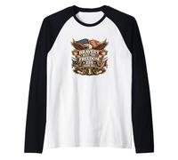 Bravery Built This Freedom 250 Years Ago Service Veteran USA Raglan Baseball Tee