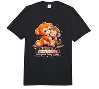 Bravery is Asking for A Hug Scared Crying Monkey Comfort Comfort Colors Adult Heavyweight T-Shirt