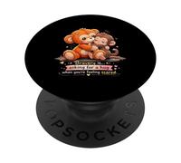 Bravery Is Asking For A Hug Scared Crying Monkey Comfort PopSockets Adhesive PopGrip