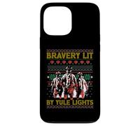 Bravery Lit By Yule Lights Firefighting Christmas Case for iPhone 13 Pro Max