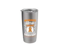 Bravest Hero MS Awareness Multiple Sclerosis Survivor Stainless Steel Insulated Tumbler