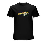 Bravestarr Brave Star 80's Cartoon Animation T-Shirt Black Graphic Unisex Tee Shirt XXL