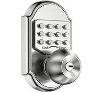 Bravex Keyless Entry Keypad Deadbolt Door Lock - 304 Stainless Steel Sabbath Lock - No Risk of Low Power