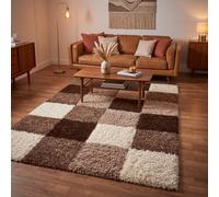 Bravich Beige Shaggy Rug 60 X 110Cm (2' X 3'7")