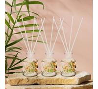 Bravich Boutique Honey Suckle & Davana Floral Reed Diffuser Set Of 3 Gift Set