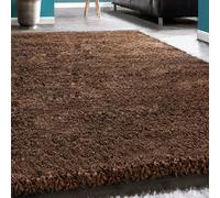 Bravich Brown Thick Shaggy Rug - California - 110X160Cm (3'6X5'2")
