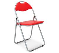 Bravich Candy Faux Leather Folding Chair - Red
